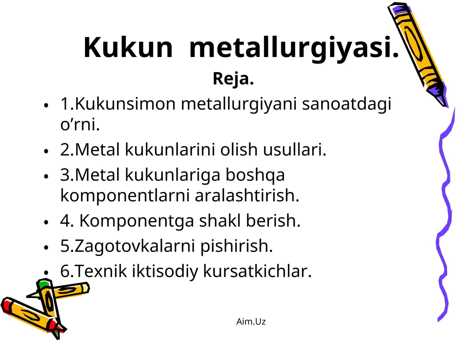 Kukun mеtаllurgiyasi 1