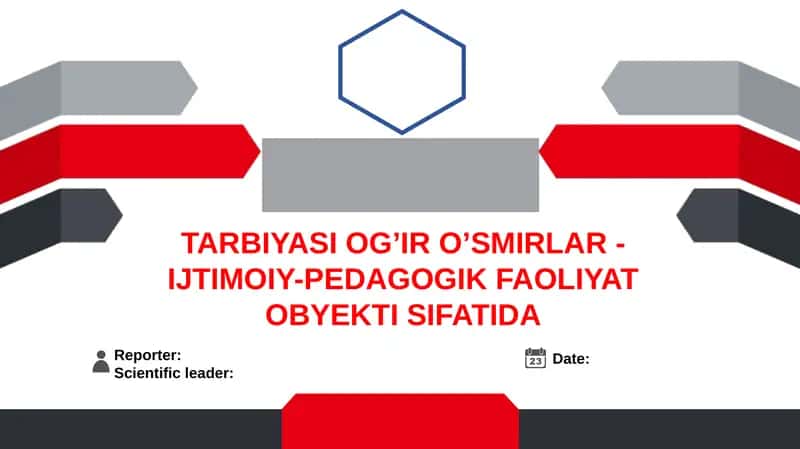 Tarbiyasi Og’ir O’smirlar 1