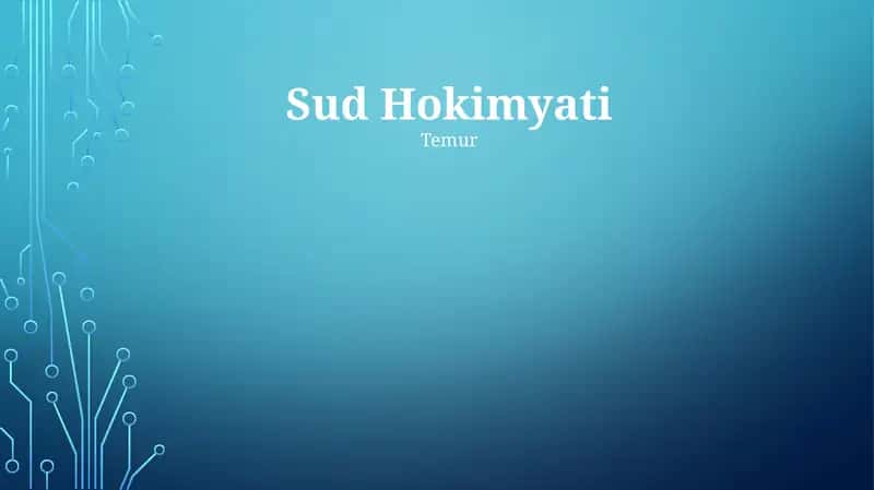 Sud Hokimyati 1