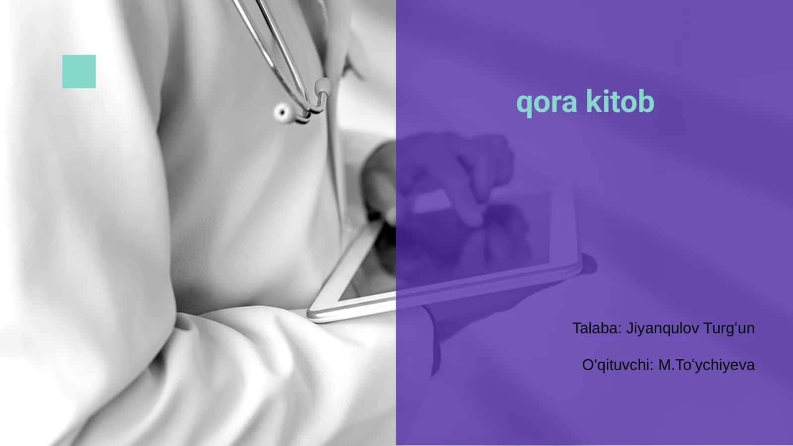 Qora Kitob 1
