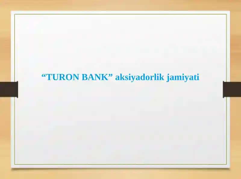 O'zbekistonbank tizimi 1