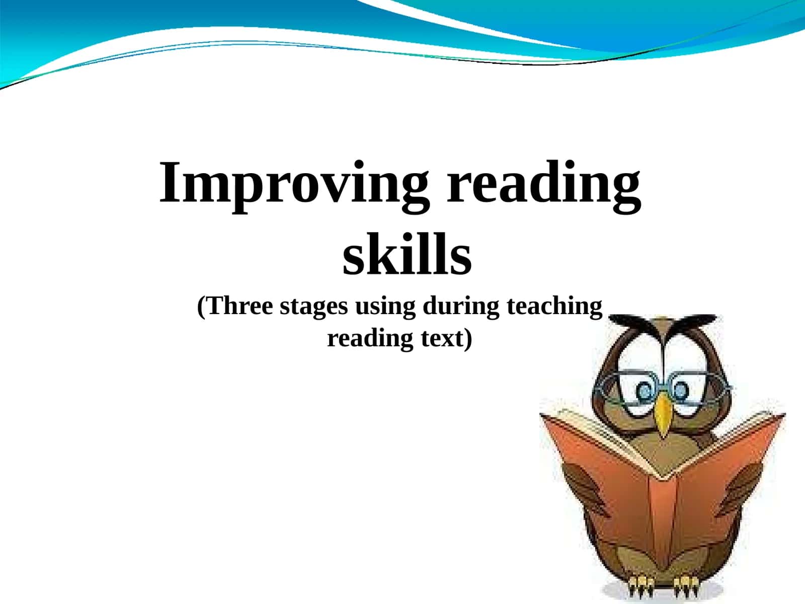 Improving reading skills 1