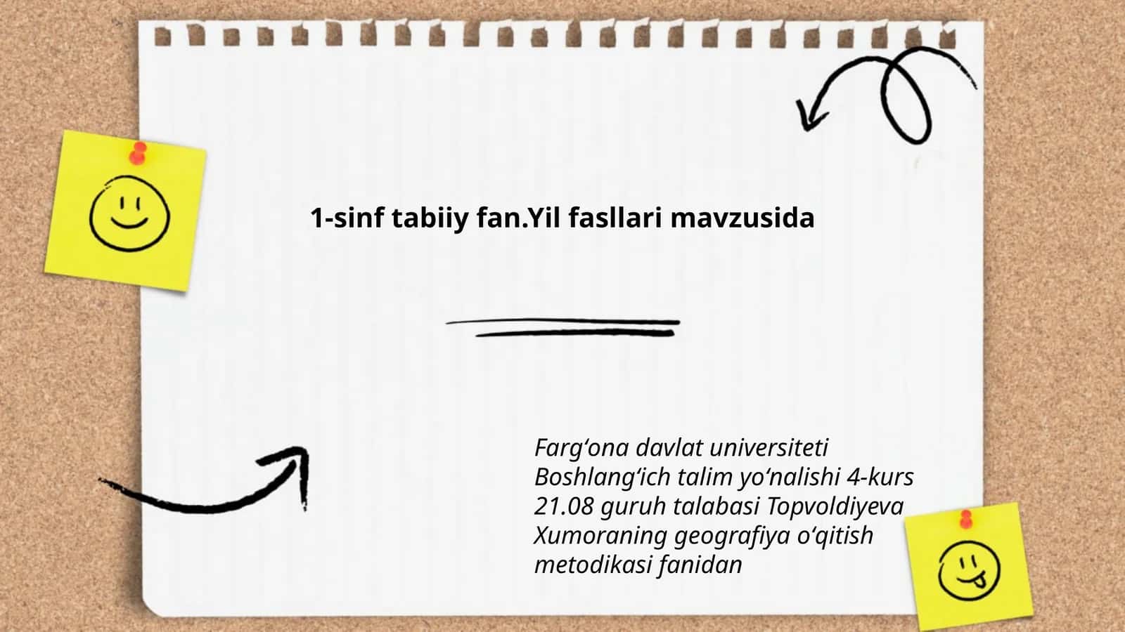 Geografiya oʻqitish metodikasi 1