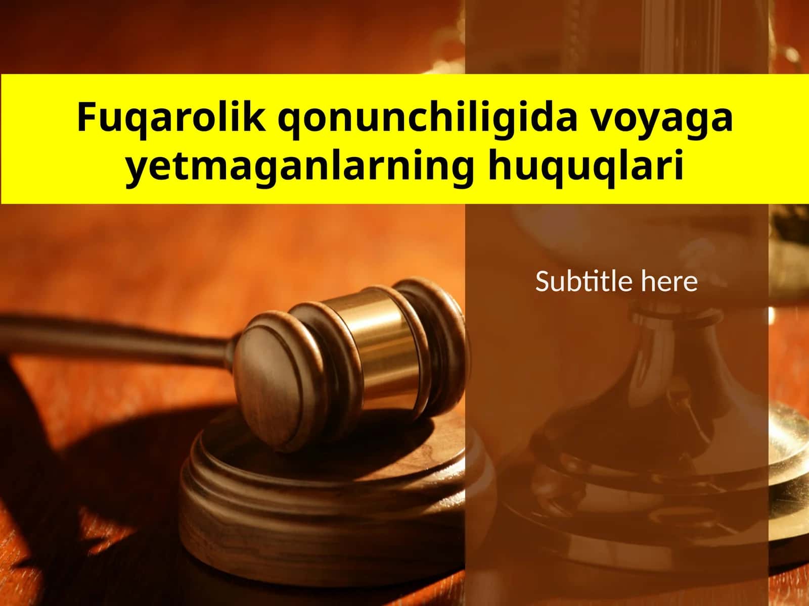 Fuqarolik qonunchiligida voyaga yetmaganlarning huquqlari 1