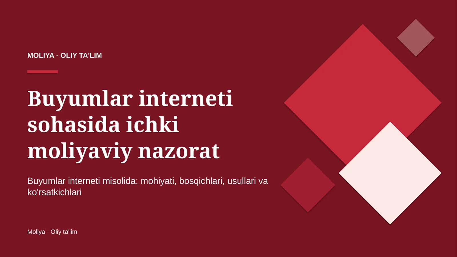 buyumlar interneti sohasida ichki moliyaviy nazorat 9169 1