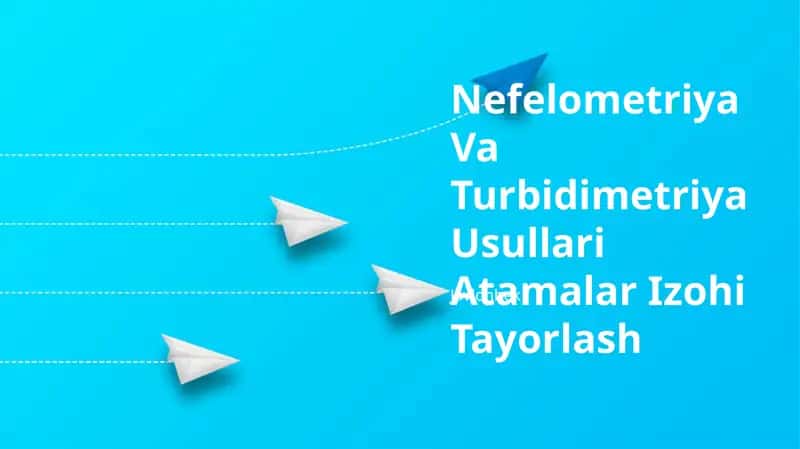Nefelometriya Va Turbidimetriya Usullari 1