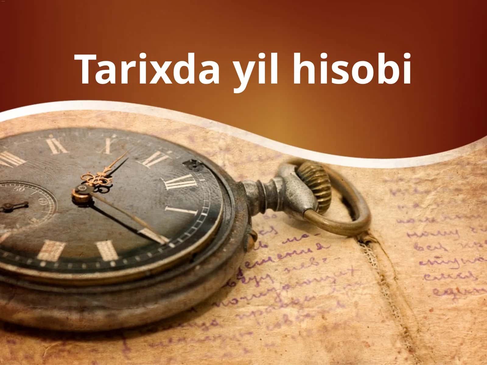 Tarixda yil hisobi 1