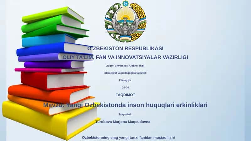 Yangi Ozbekistonda inson huquqlari erkinliklari 1
