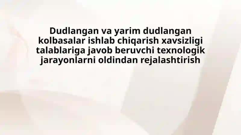 Kolbasa ishlab chiqarish