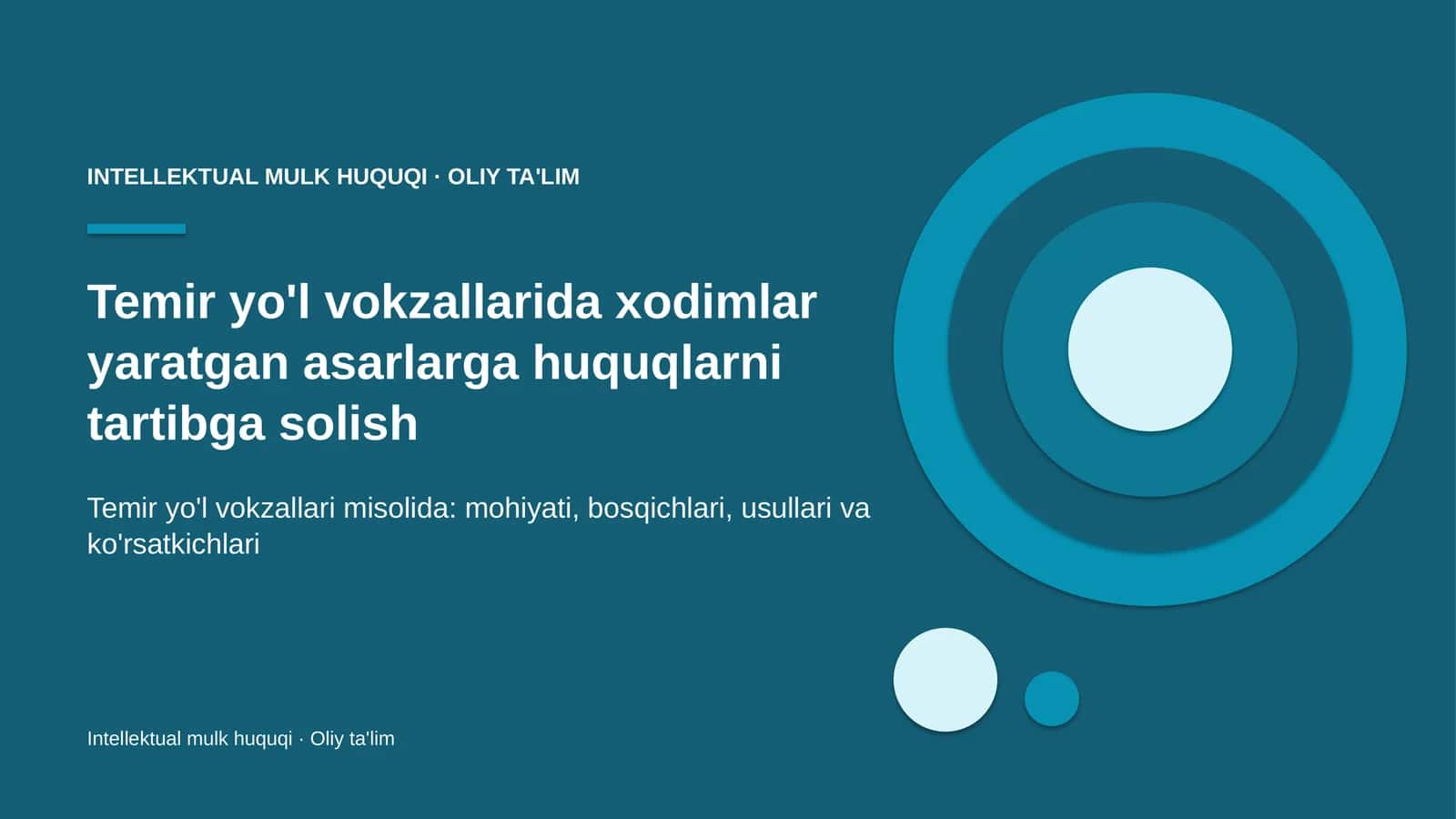 temir yo'l vokzallarida xodimlar yaratgan asarlarga huquqlarni tartibga solish 2315 1