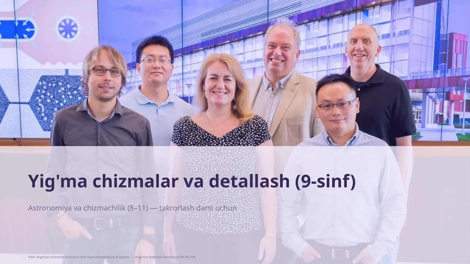 Yig'ma chizmalar va detallash (9-sinf) 1