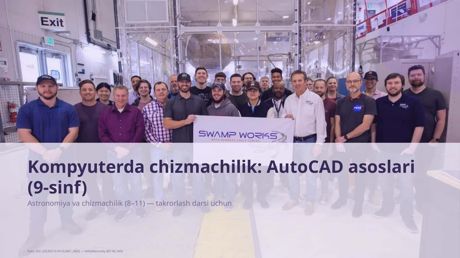 Kompyuterda chizmachilik: AutoCAD asoslari (9-sinf) 1