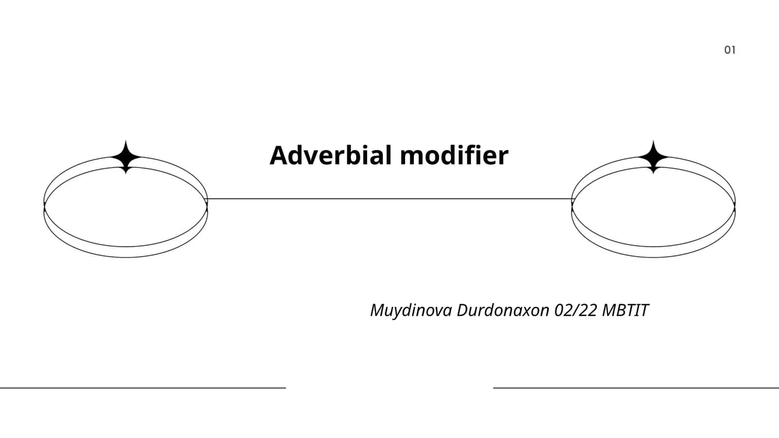 Adverbial modifier 1