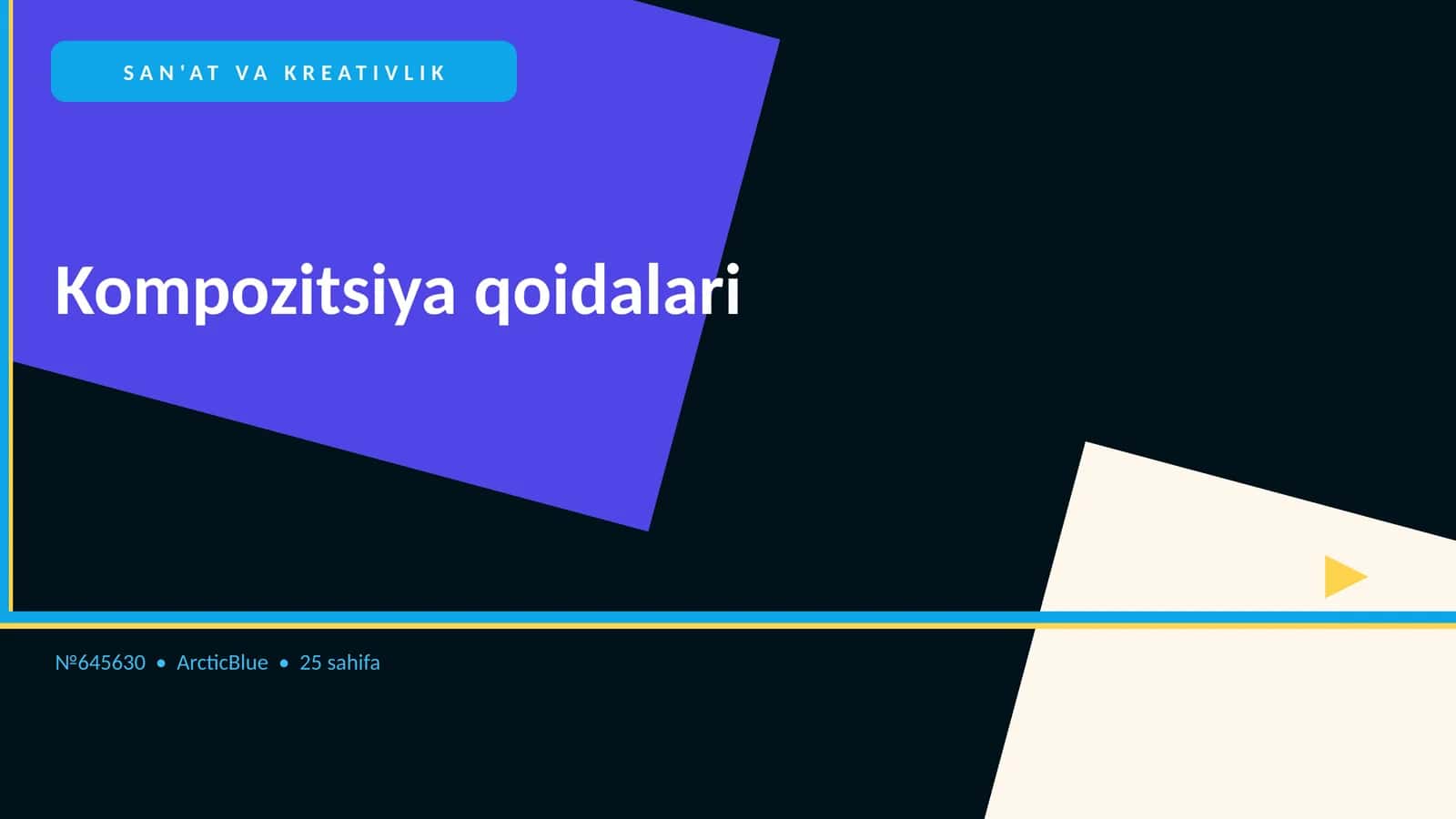 Kompozitsiya qoidalari 1