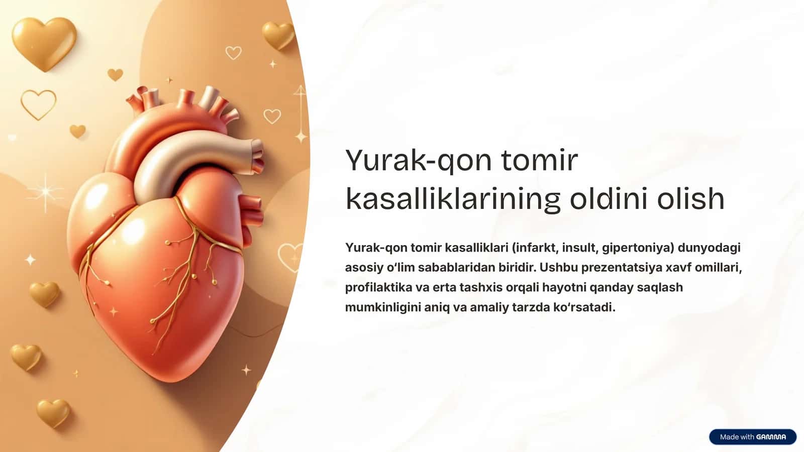 Yurak-qon tomir kasalliklarining oldini olish 1