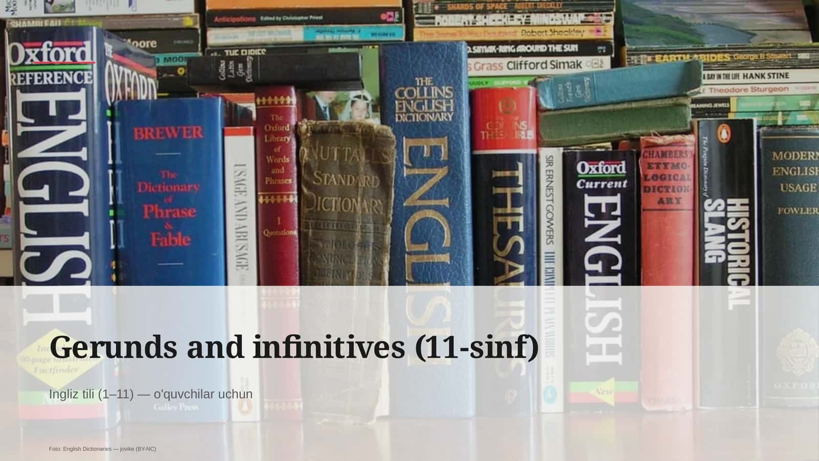 Gerunds and infinitives (11-sinf) 1