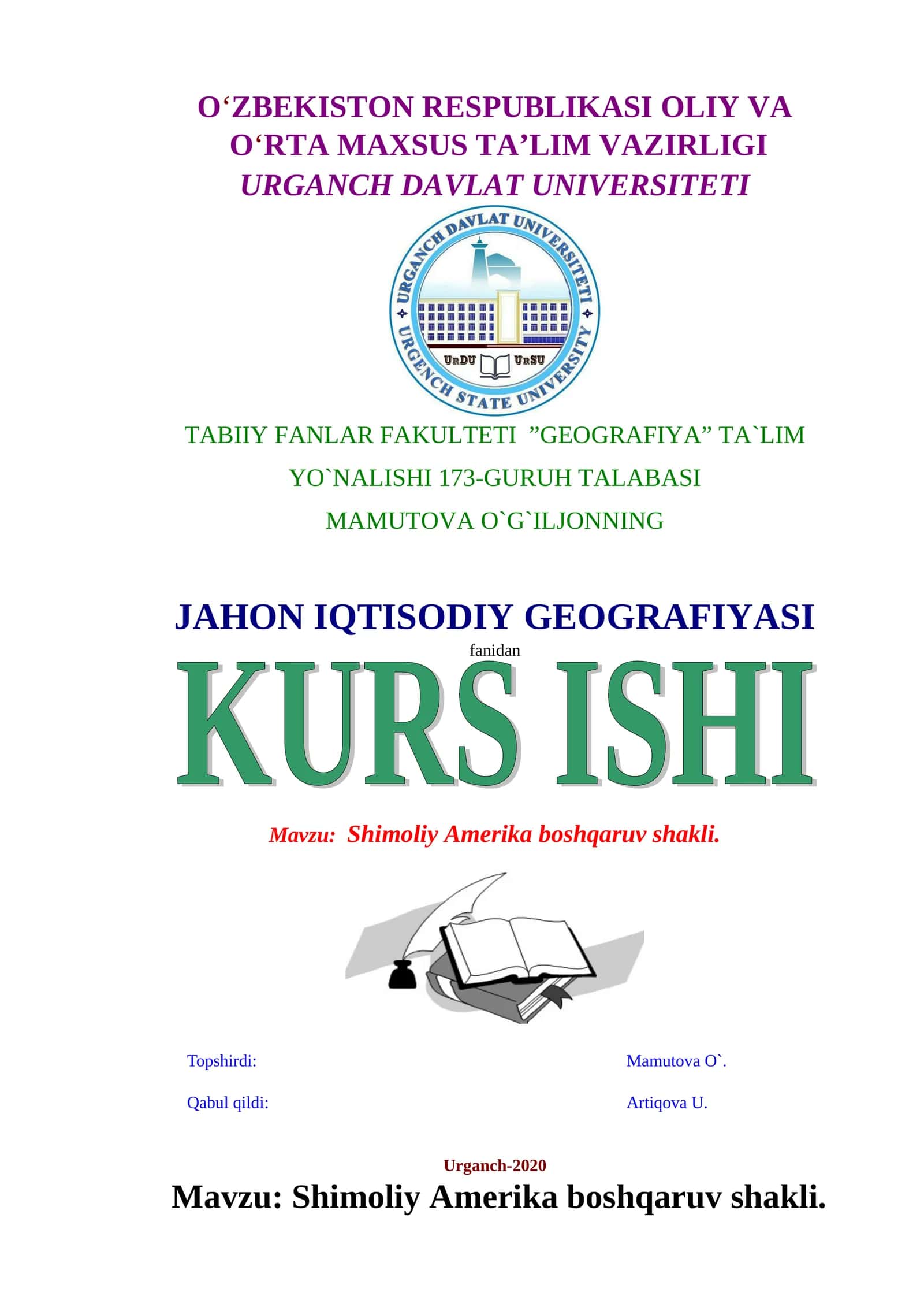 Jahon iqtisodiy geografiyasi 1
