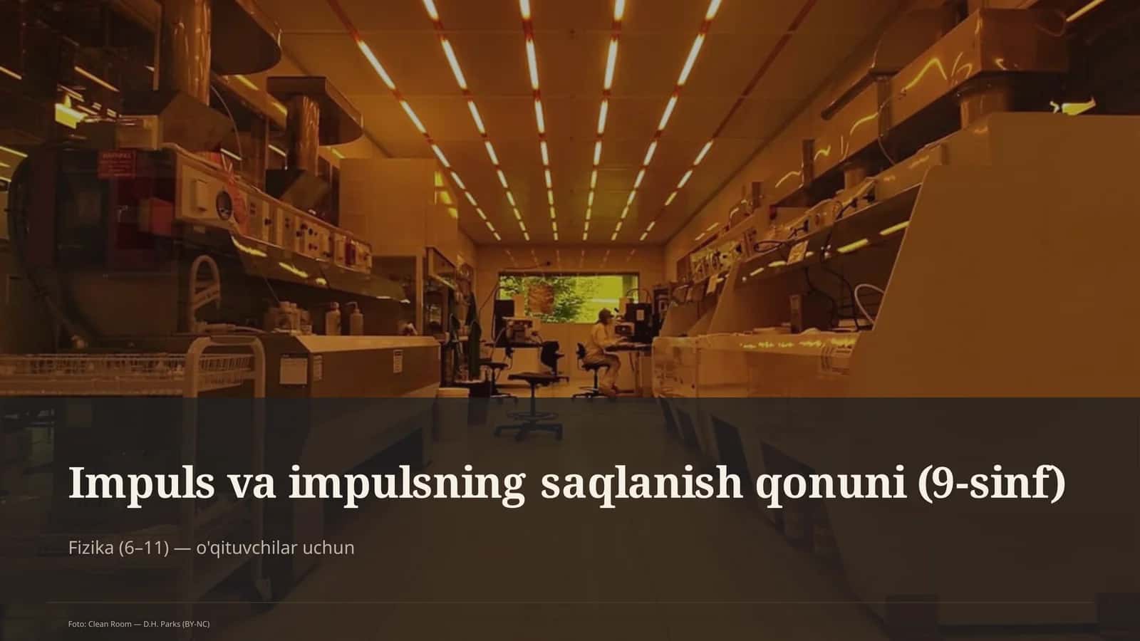 Impuls va impulsning saqlanish qonuni (9-sinf) 1