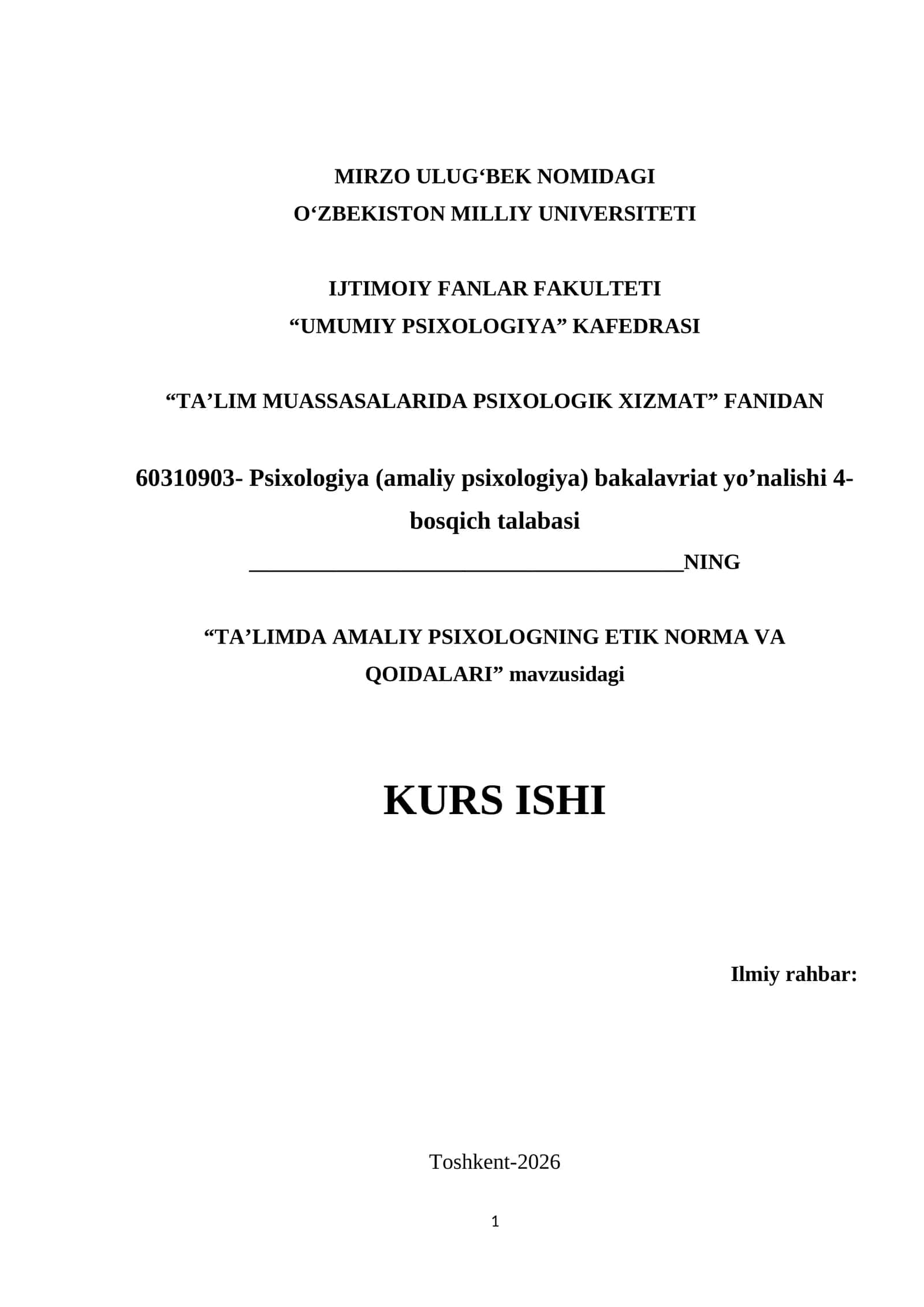 TA’LIMDA AMALIY PSIXOLOGNING ETIK NORMA VA QOIDALARI 1