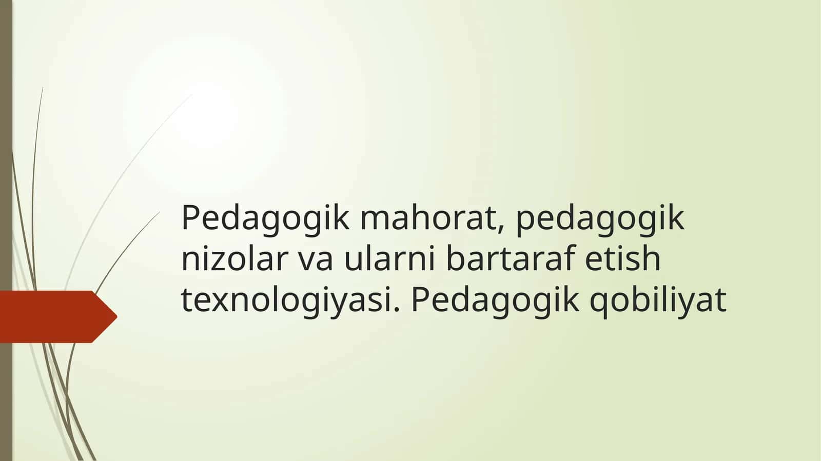 PEDAGOGIKMAHORAT 1