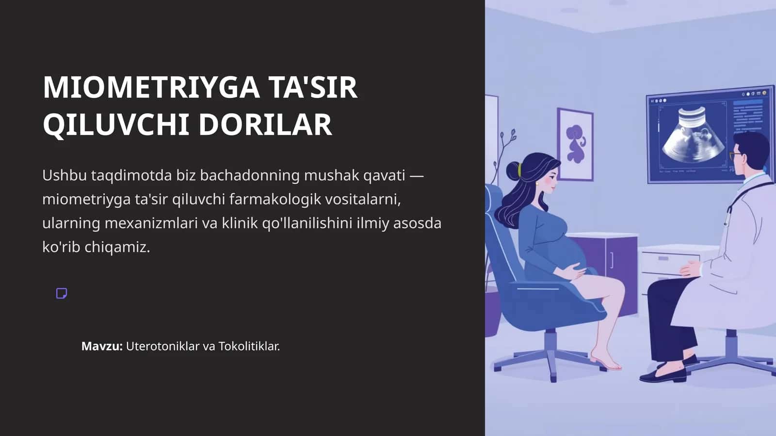 Miometriyga Ta'sir Qiluvchi Dorilar 1