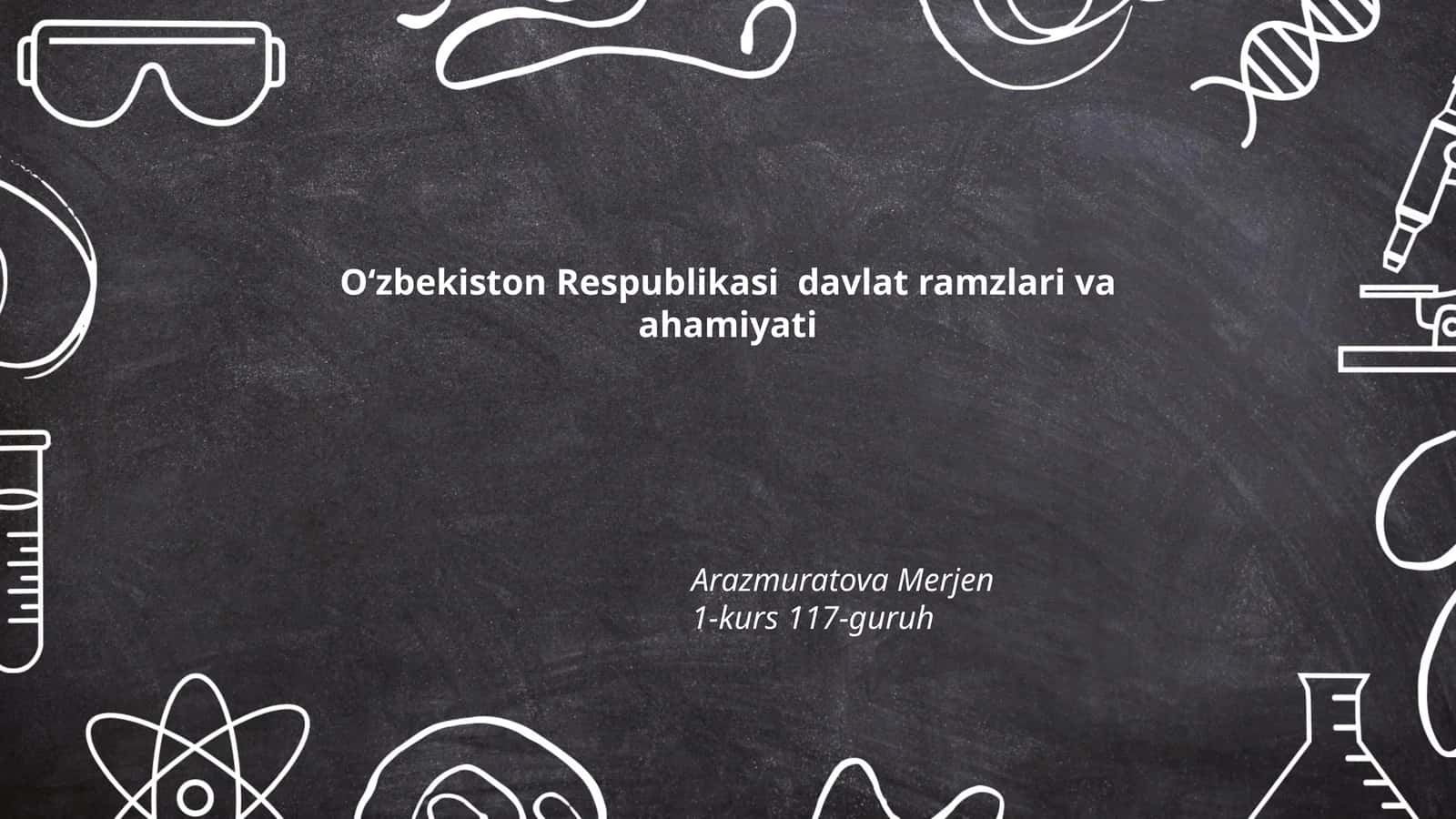O‘zbekiston Respublikasi davlat ramzlari va ahamiyati 1