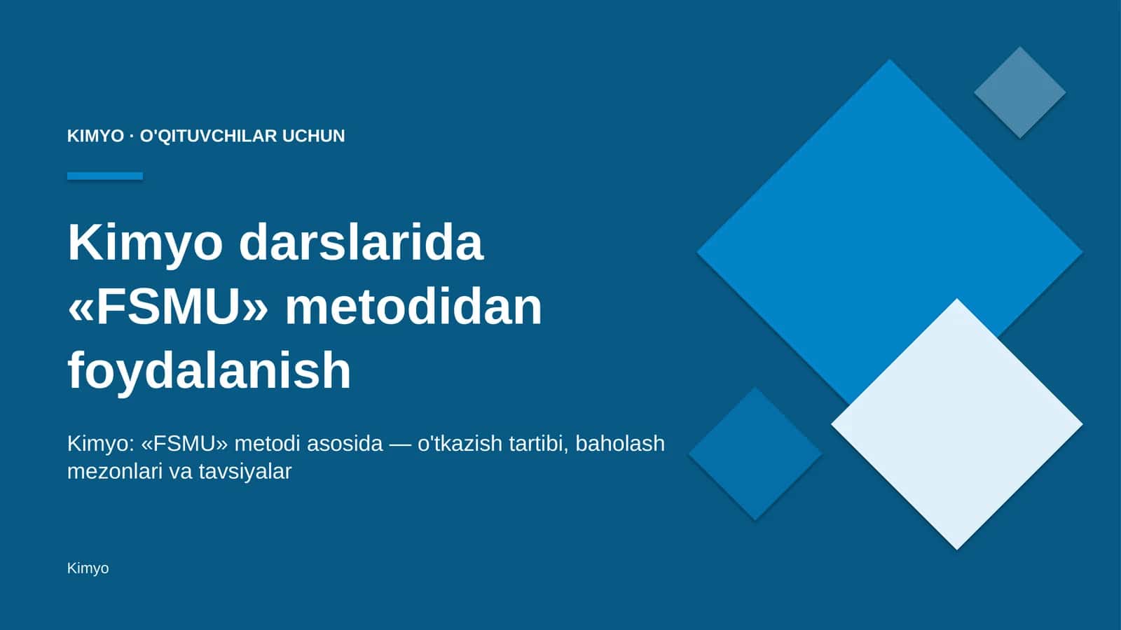 kimyo darslarida fsmu metodidan foydalanish 3828 1