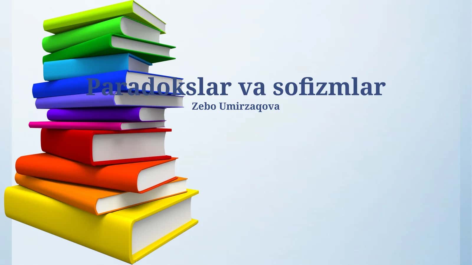Paradokslar va sofizmlar 1