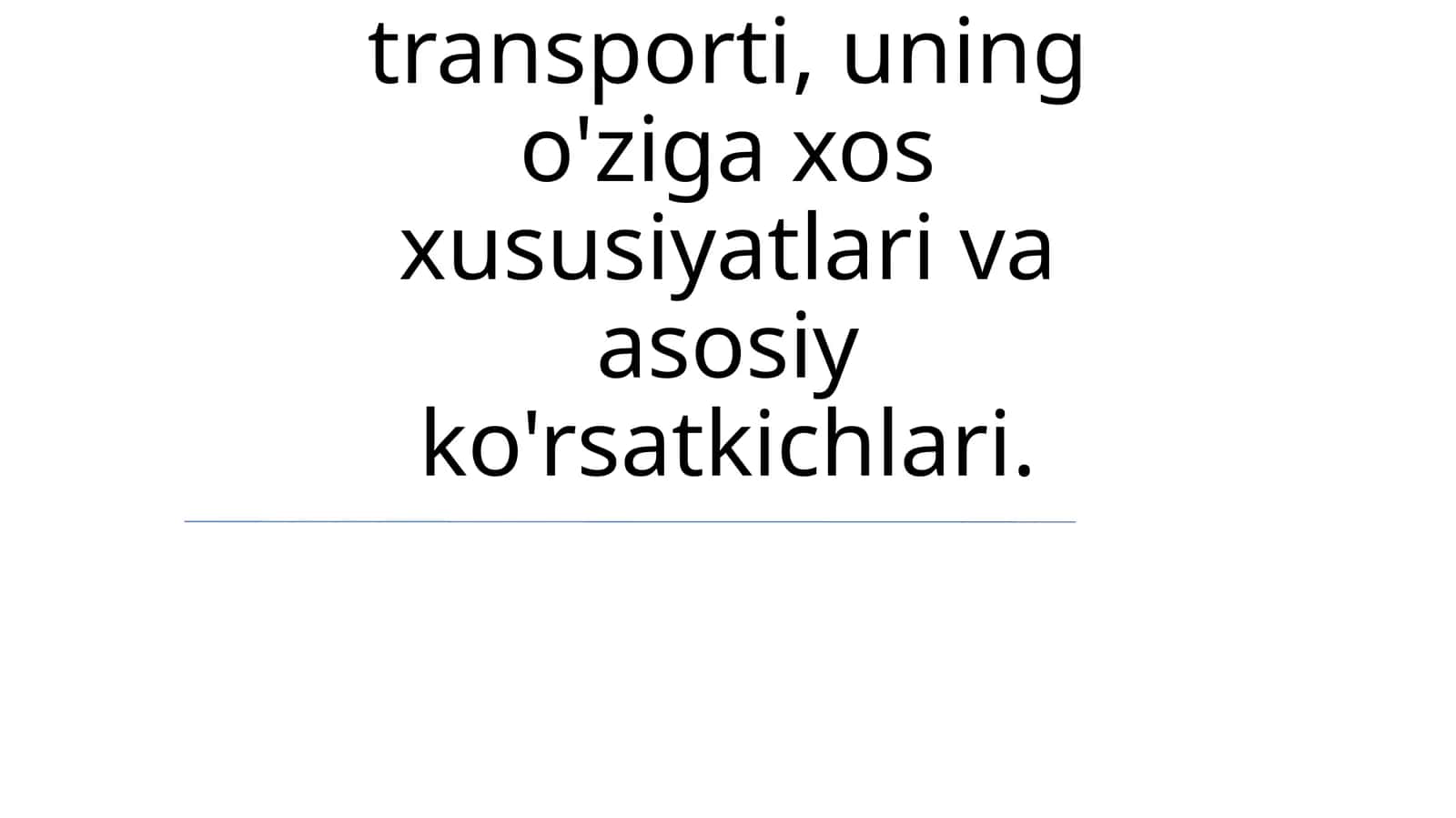 Avtomobil Transporti 1