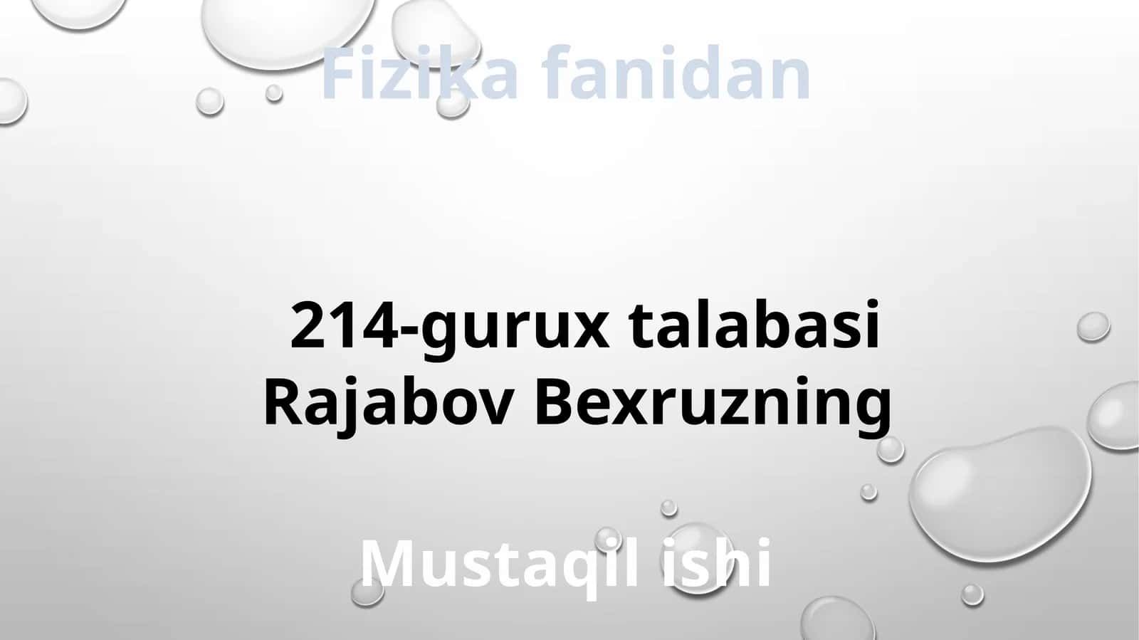Maydon kuchlanganligi bilan potensial o’rtasidagi bog’lanish 1