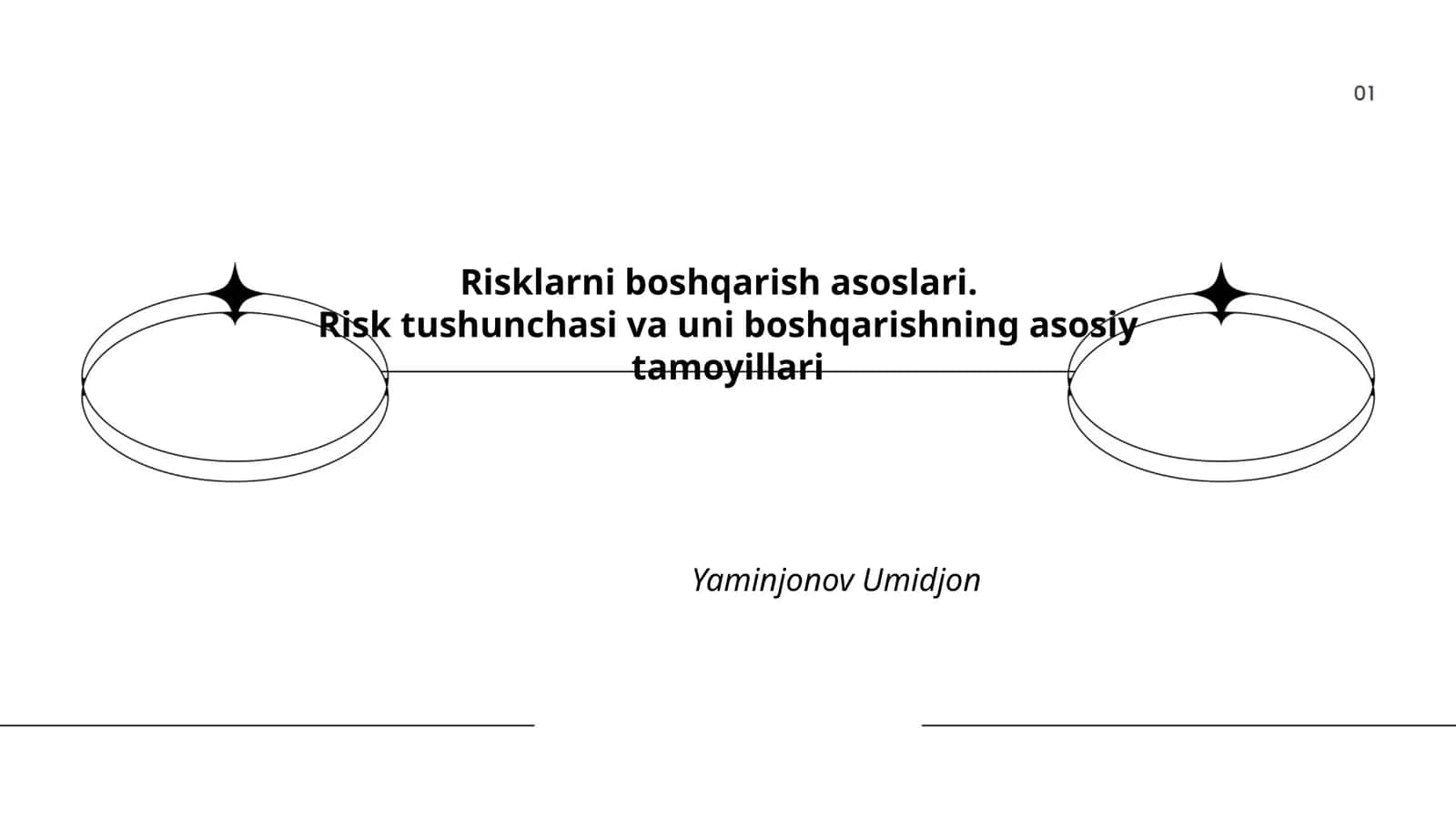 Risklarni boshqarish asoslari 1