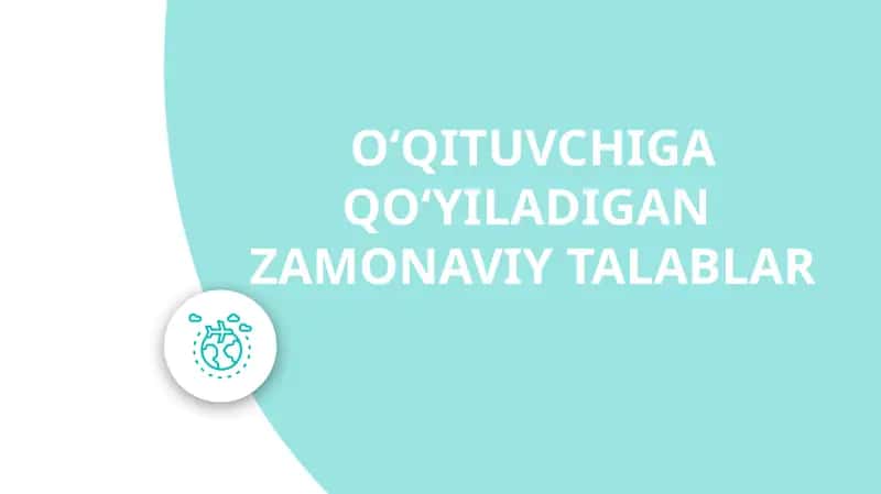 Zamonaviy talablar 1