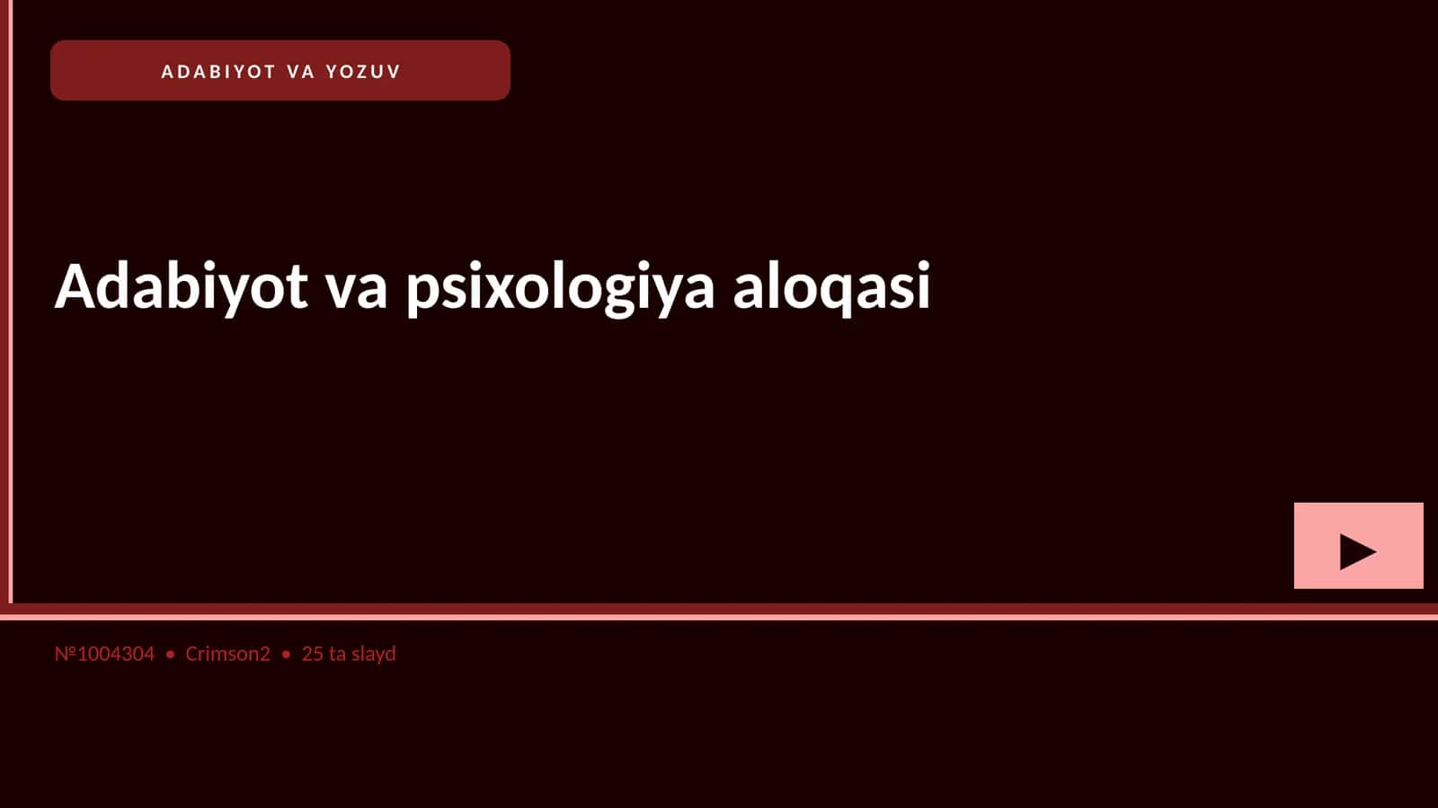 Adabiyot va psixologiya aloqasi 1