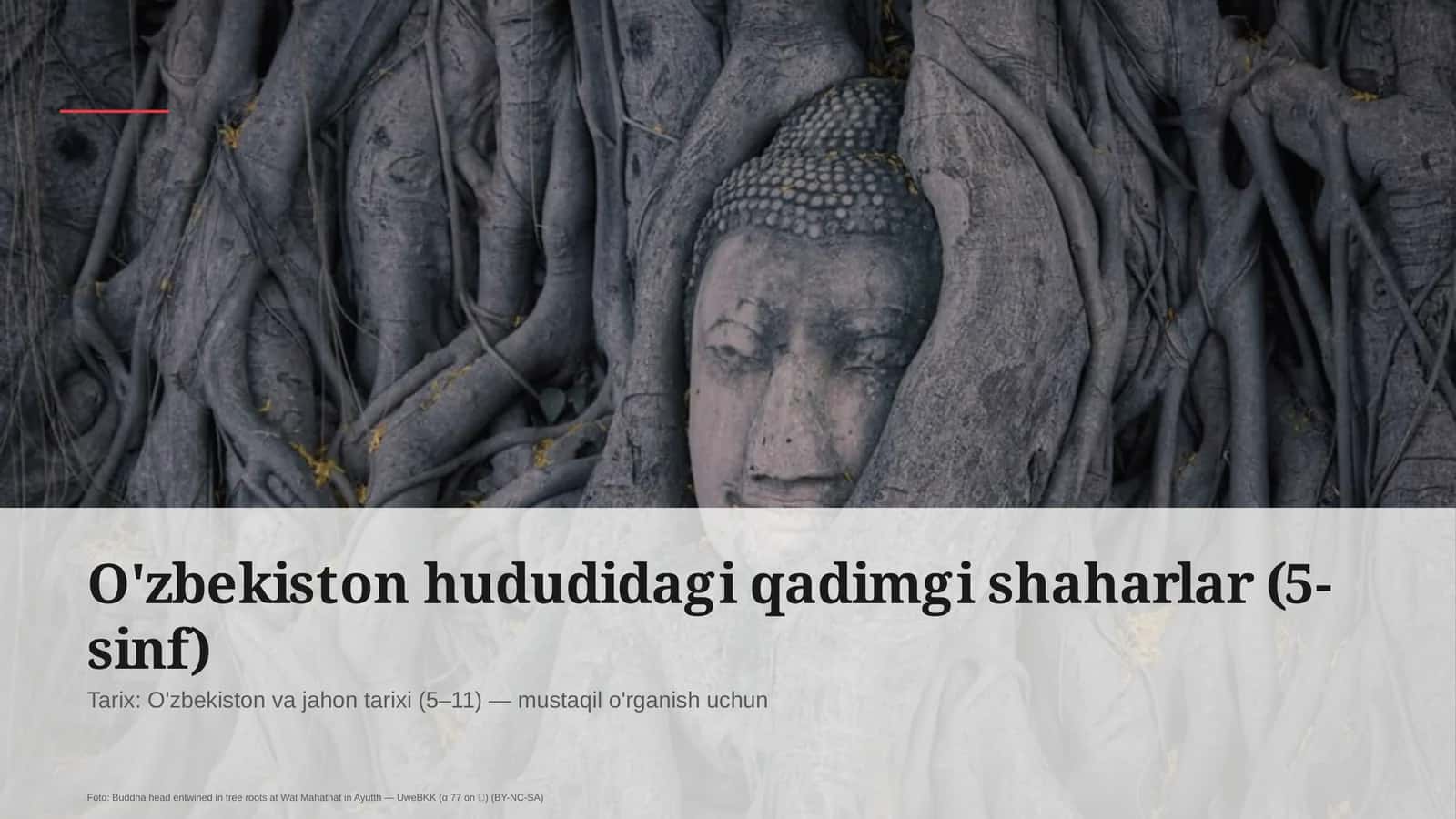 O'zbekiston hududidagi qadimgi shaharlar (5-sinf) 1