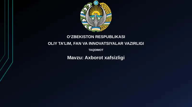 Axborotxafsizligi 1