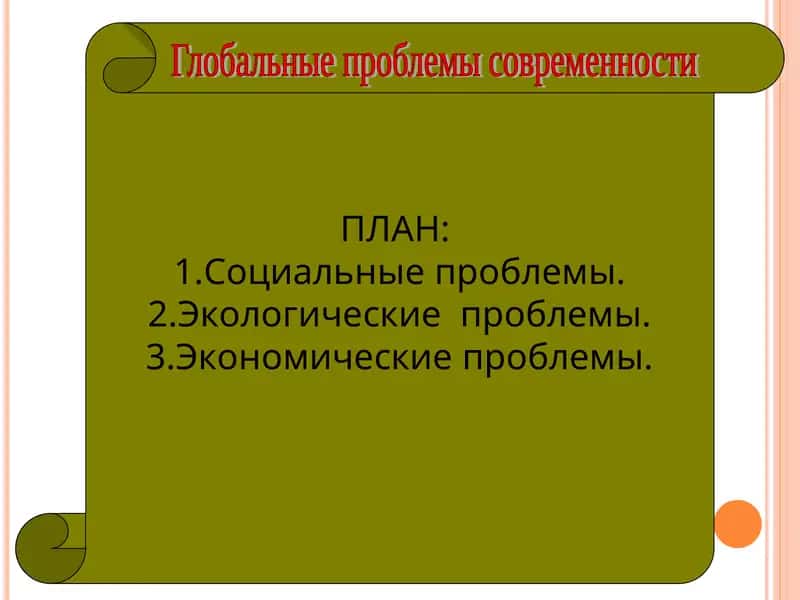 Глобальные проблемы современности 1