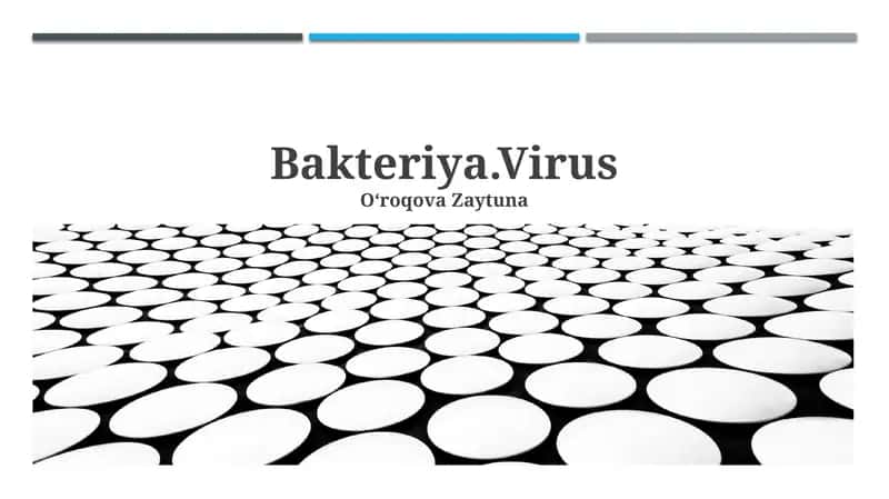 Bakteriya.Virus 1
