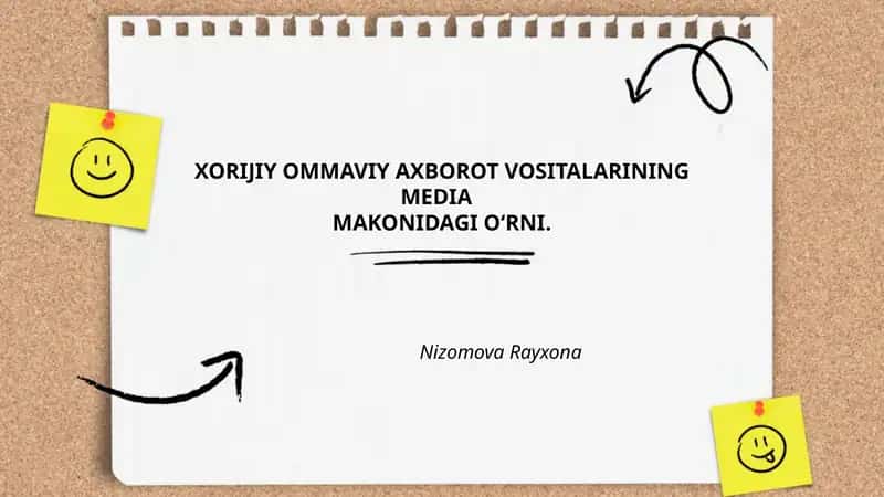 XORIJIY OMMAVIY AXBOROT VOSITALARINING MEDIA MAKONIDAGI O‘RNI 1