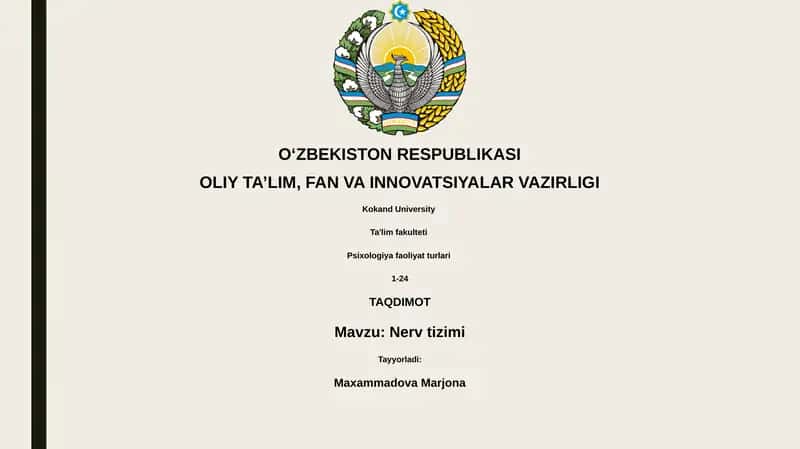 Nerv tizimi 1