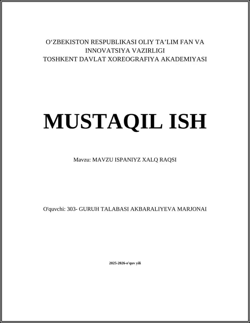 ISPANIYZ XALQ RAQSI 1