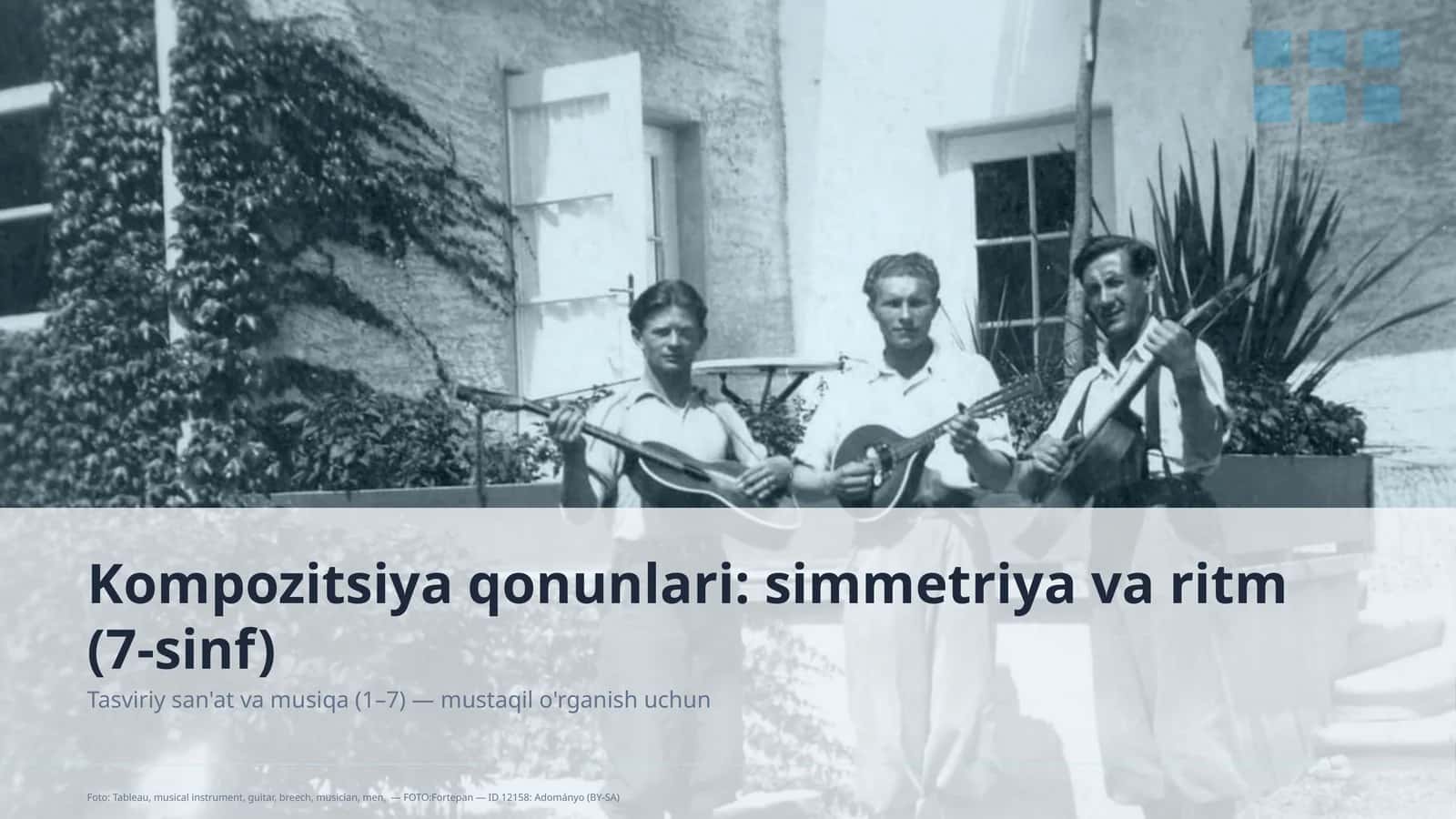 Kompozitsiya qonunlari: simmetriya va ritm (7-sinf) 1