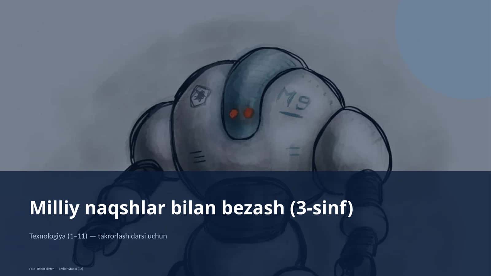 Milliy naqshlar bilan bezash (3-sinf) 1