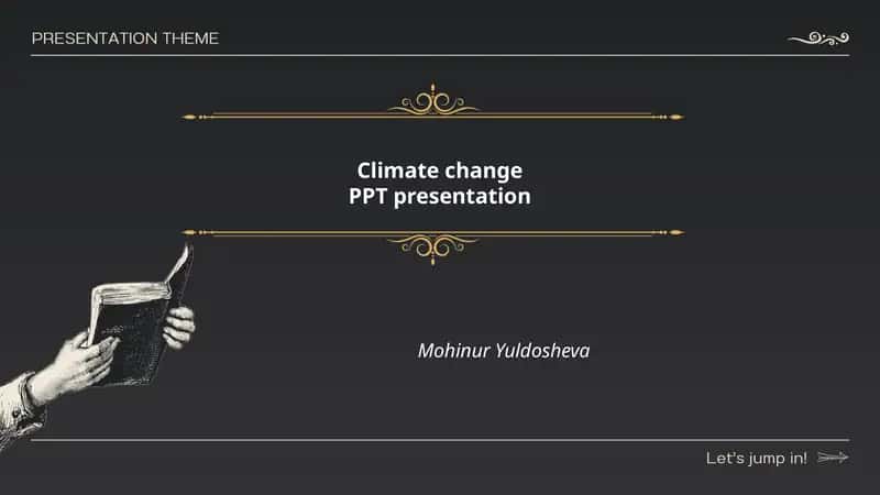 Climate Change PPT Presentation 1