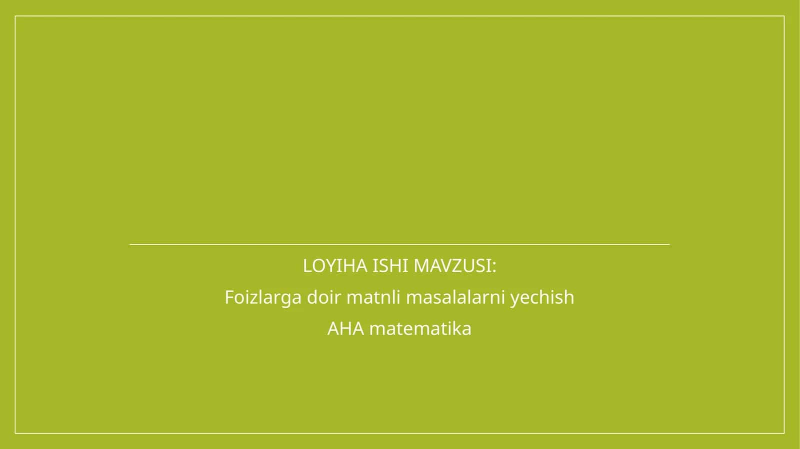 Foizlargadoirmatnlimasalalarniyechish 1