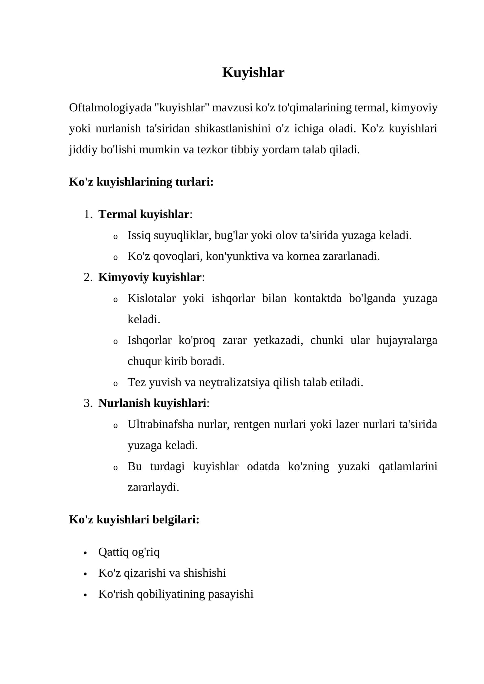 Kuyishlar 1