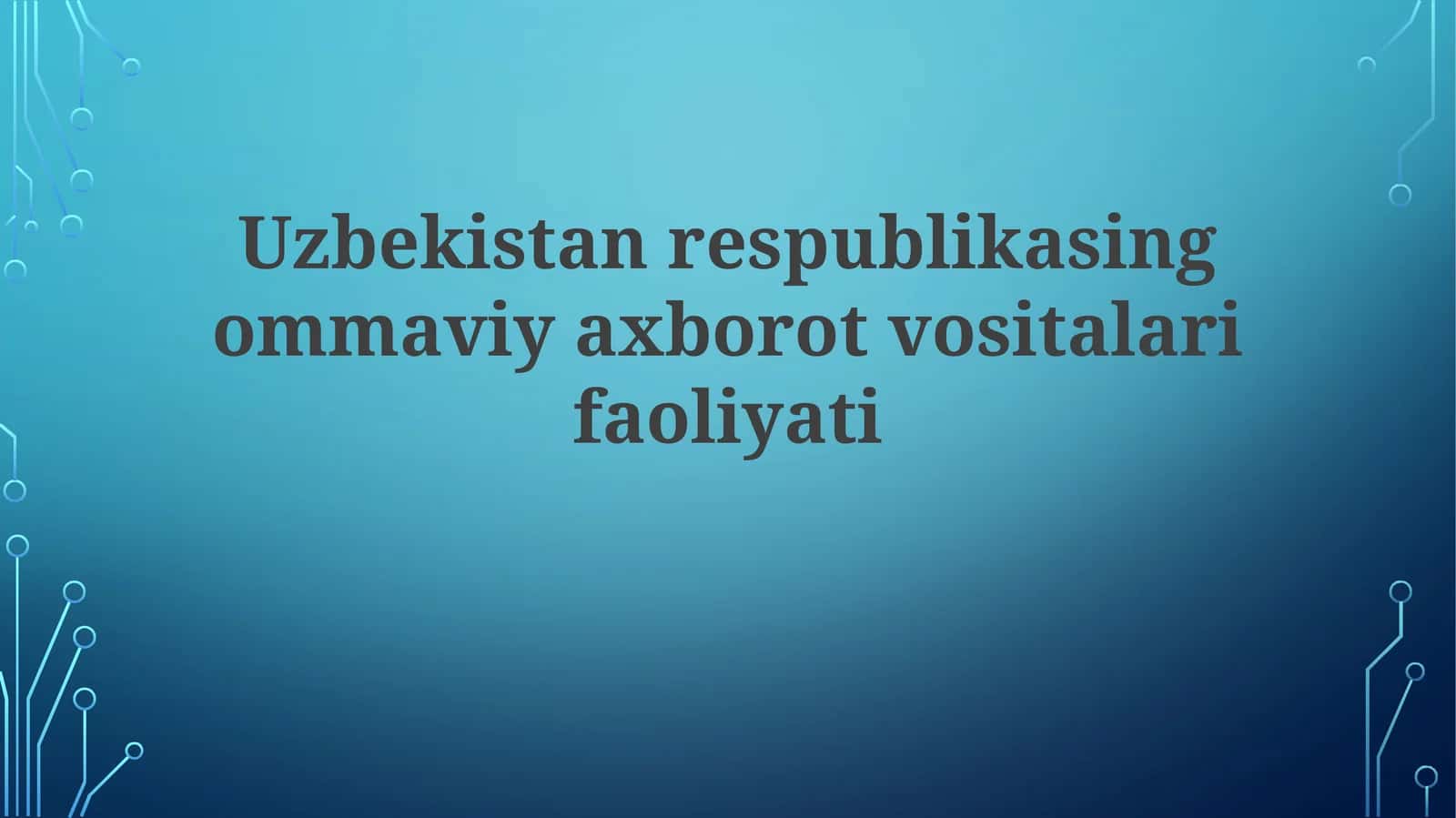 OAV: Televizor va Radio 1