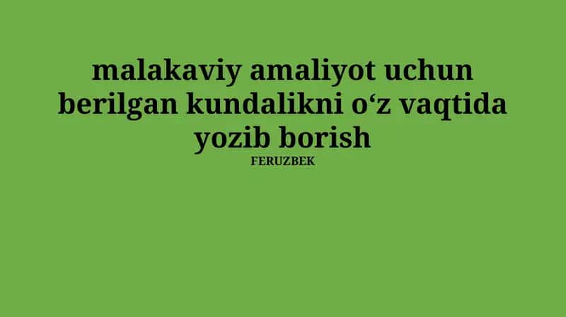 Kundalik Jurnal Yurituvning Ahamiyati 1