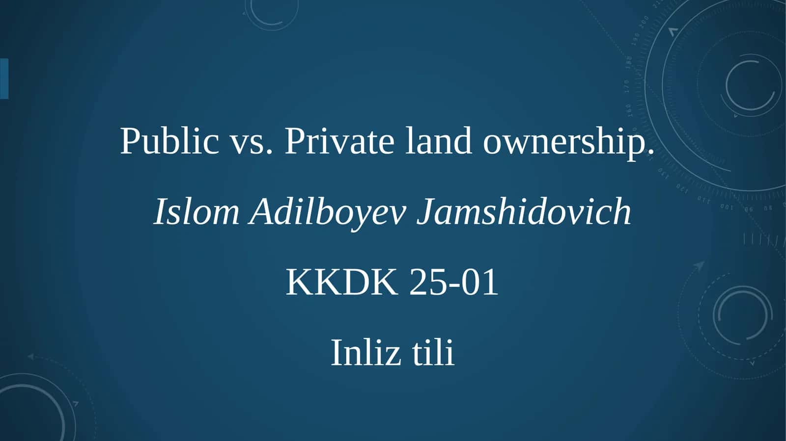 PUBLIC VS. PRIVATE LAND OWNERSHIP. 1