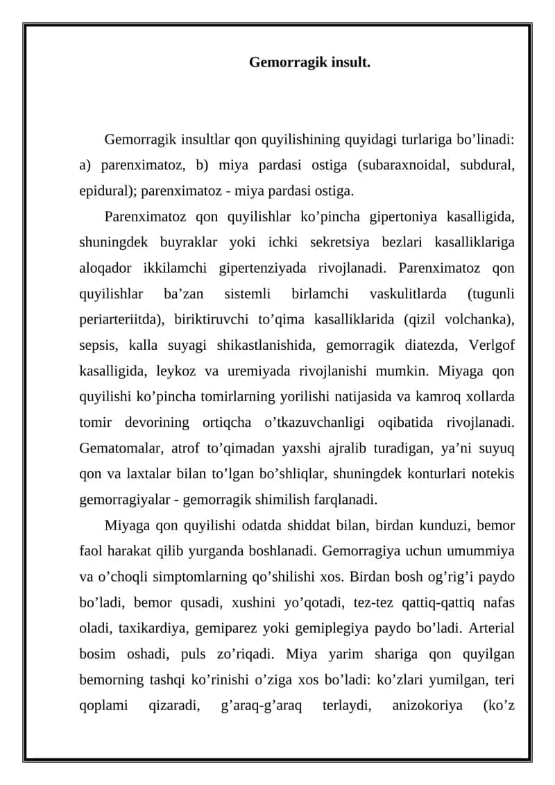 Gemorragik insult 1