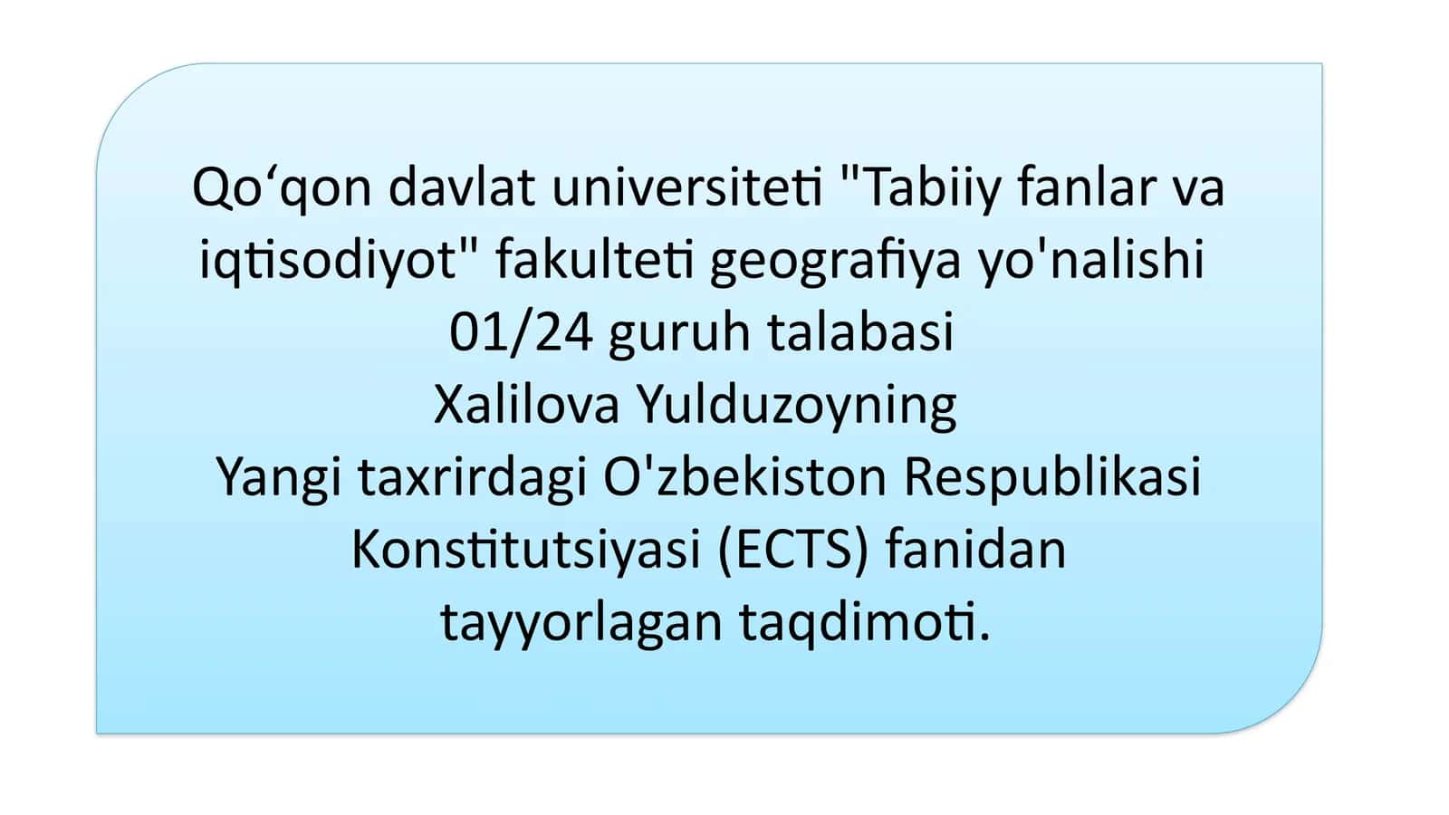 Geografiya yo'nalishi 1